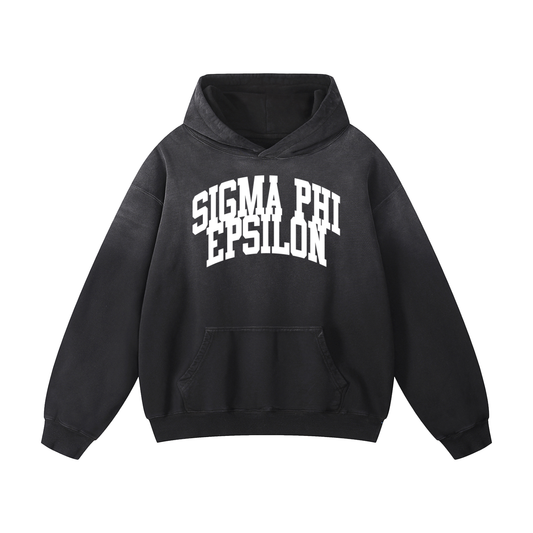 Sigma Phi Epsilon Black Heavyweight Hoodie