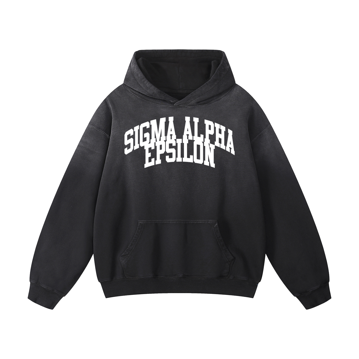 Sigma Alpha Epsilon Black Heavyweight Hoodie