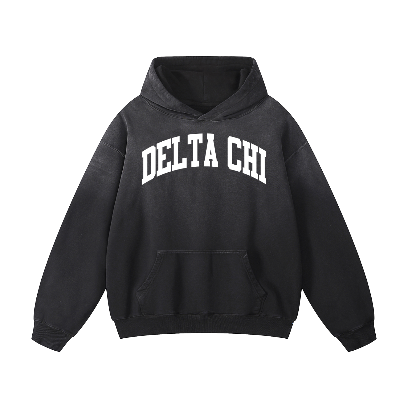 Delta Chi Black Heavyweight Hoodie