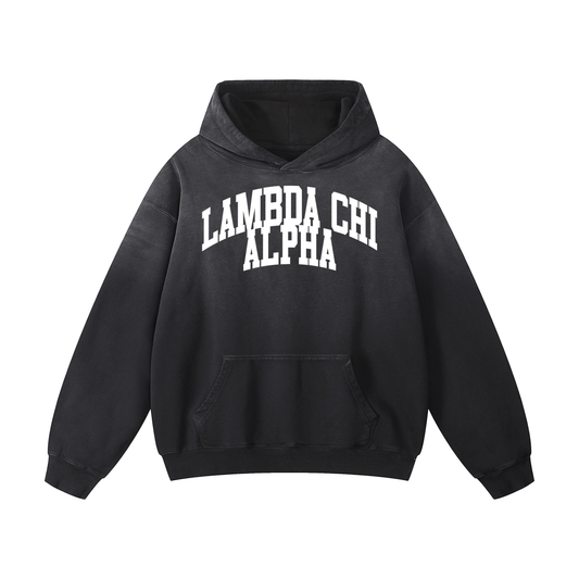 Lambda Chi Alpha Black Heavyweight Hoodie