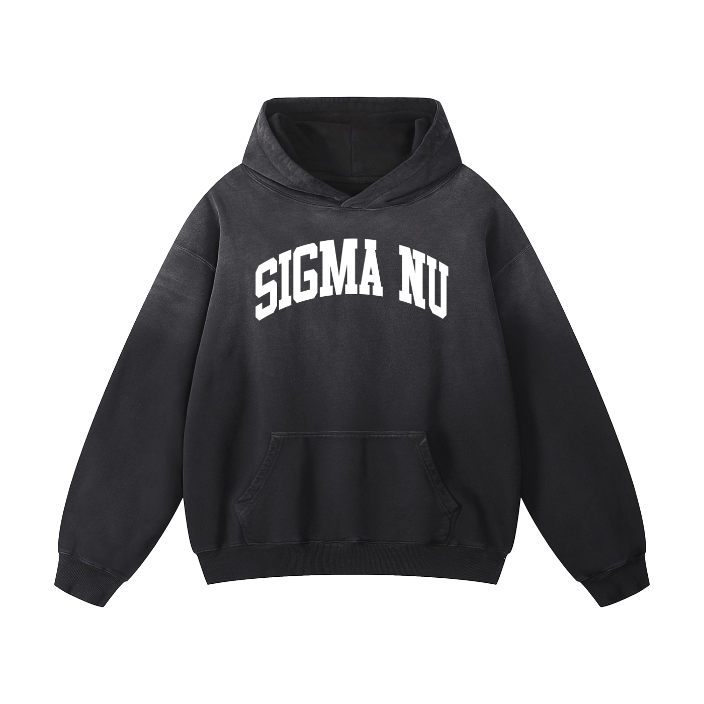 Sigma Nu Black Heavyweight Hoodie