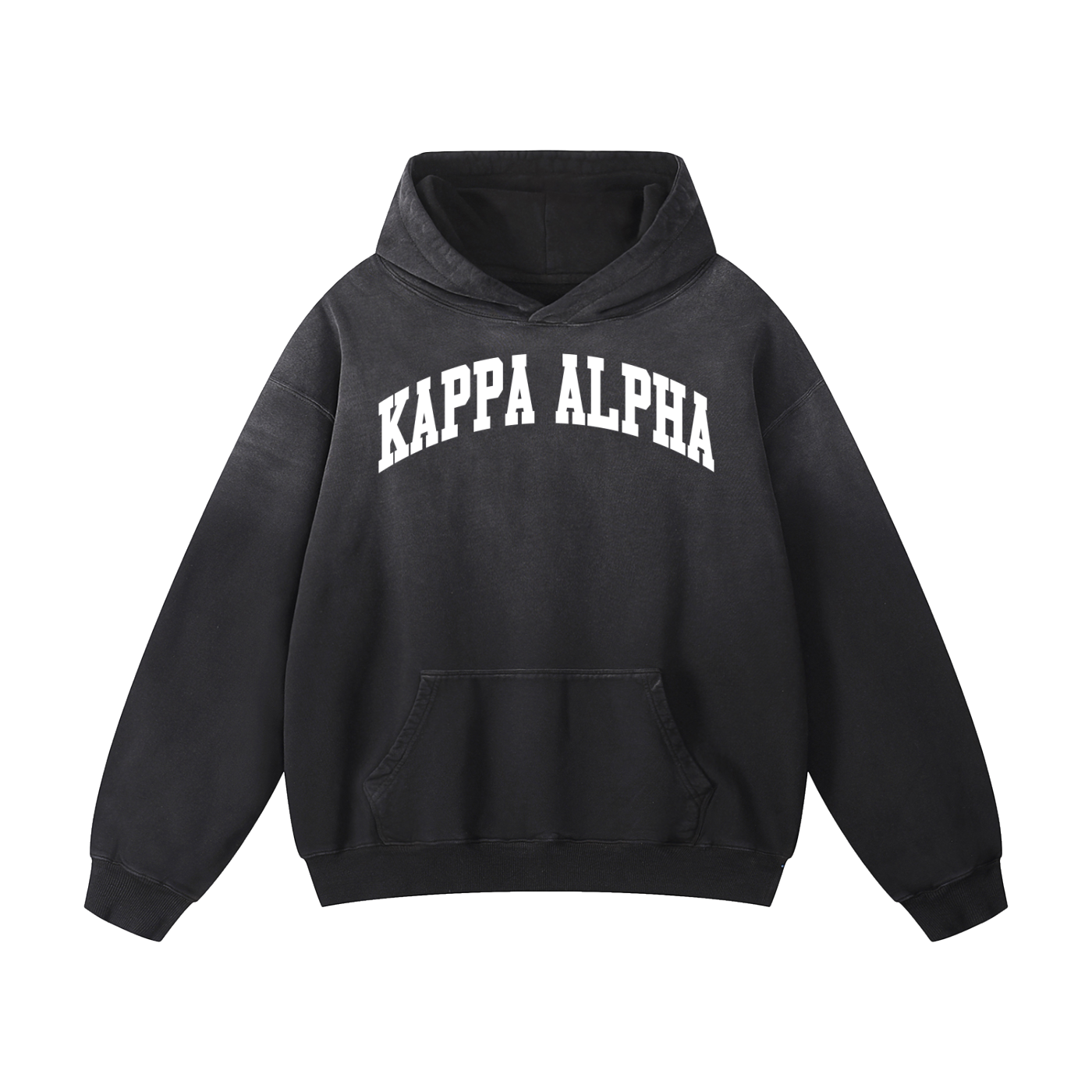 Kappa Alpha Black Heavyweight Hoodie