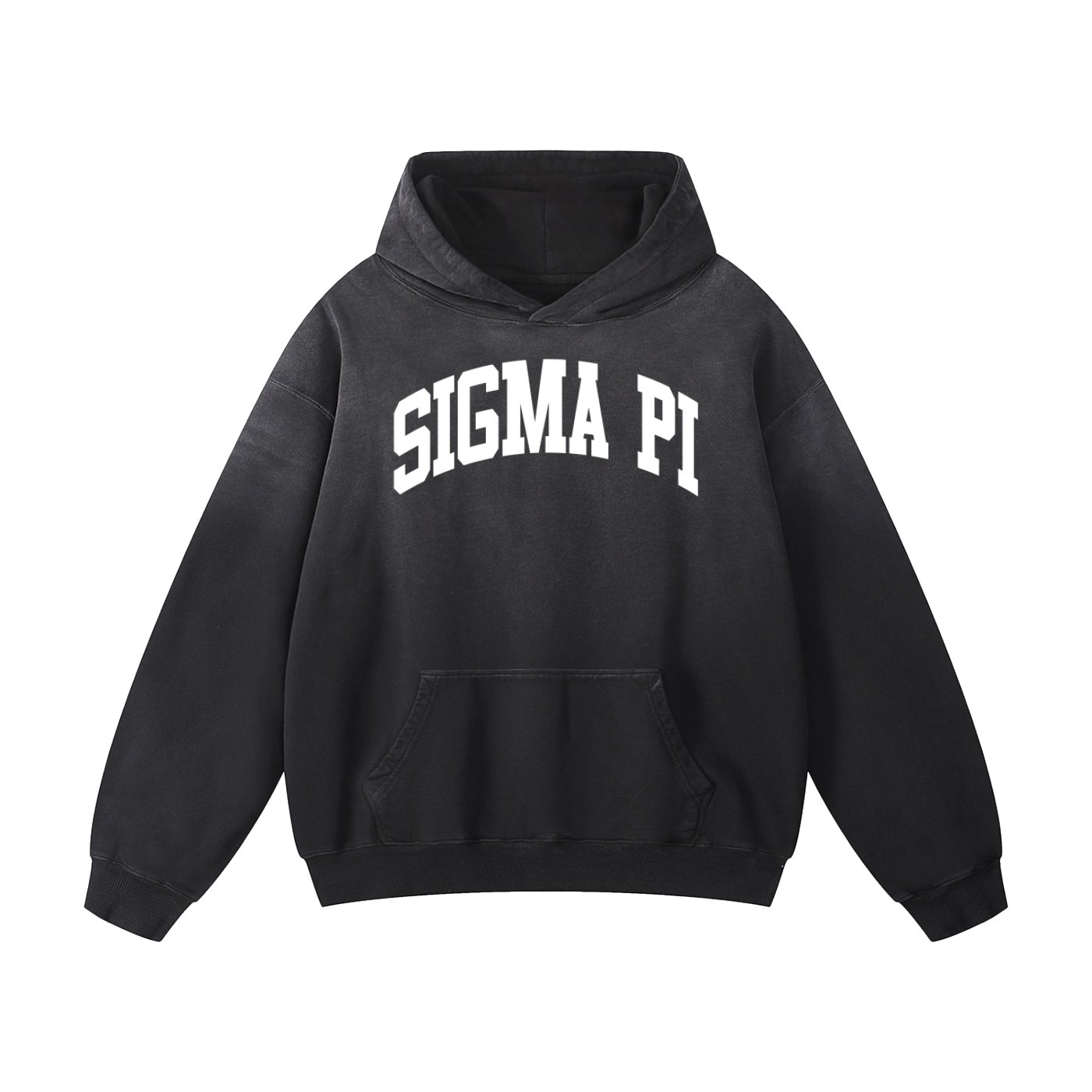 Sigma Pi Black Heavyweight Hoodie