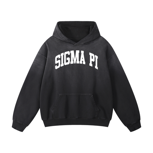 Sigma Pi Black Heavyweight Hoodie